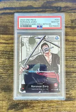 One Piece Premium Card Collection 25th Anniversary English Set PSA 10 - Image 4