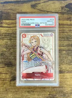 One Piece Premium Card Collection 25th Anniversary English Set PSA 10 - Image 5
