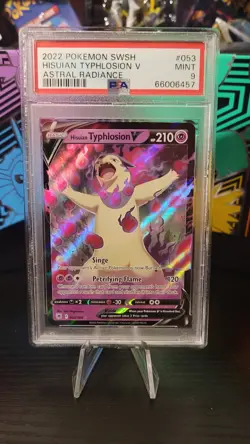 Hisuian Typhlosion V 053/189 Pokemon Card Astral Radiance PSA 9 🔥 - Image 1