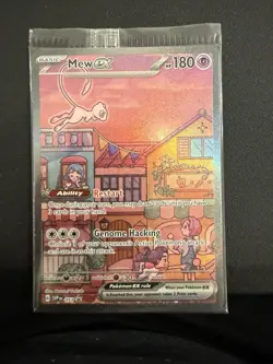 Pokemon TCG Mew EX SVP053 151 Black Star Promo Card, Sealed NM Condition - Image 1