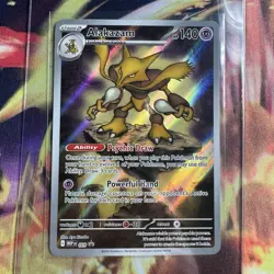 Alakazam SVP 009 Mega Evolution Black Star Promo Pokemon TCG Card NM/M - Image 1