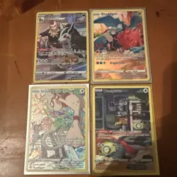 Lot Of 4 Pokemon TCG Card Trainer Gallery Art Rares All NM - Image 1