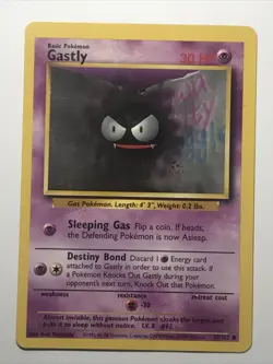 Pokemon Card- Gastly & Haunter - Base Set - 50,29/102 - Image 2