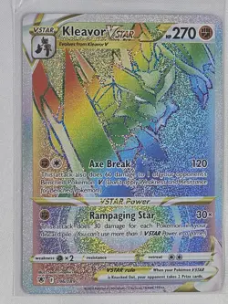 Kleavor VSTAR 196/189 Rainbow Secret Rare Astral Radiance - Pokemon Cards - NM - Image 1