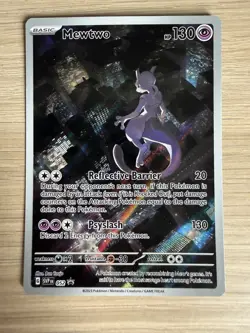 Pokemon Mewtwo TCG SVP052 Black Star Promo Card - Image 1