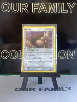 Slaking 13/108 Holo Rare EX Power Keepers Pokemon Card NM - Image 1