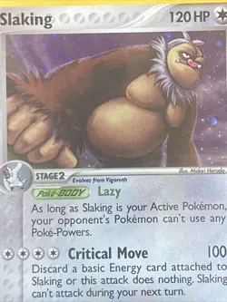 Slaking 13/108 Holo Rare EX Power Keepers Pokemon Card NM - Image 3