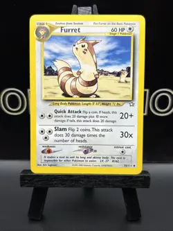 Furret 35/111 Neo Genesis Pokemon Card LP - Image 2