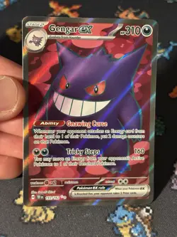 Pokemon Cards Gengar ex 193/162 Full Art Secret Rare Temporal Forces - (NM) #2 - Image 2