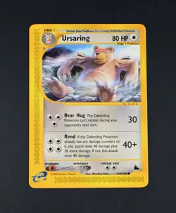 NM Ursaring Reg. 110/144 Skyridge Set (SK) Pokemon Card - Image 1
