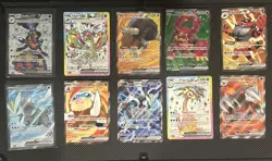 Pokemon TCG Lot 10 EX Full Art Cards from Random Sets. All Cards Shown Mint/NM - Image 1