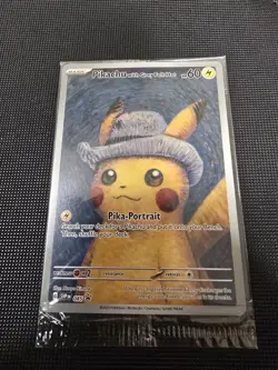 Pokemon TCG Pikachu with Grey Felt Hat 085 Sv: Scarlet & Violet Promo Card NEW - Image 1