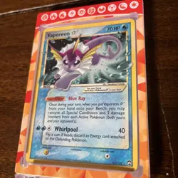 Vaporeon Star 102/108 Power Keepers Holo 2007 Pokemon Card - Image 1