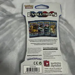 The Pokemon TCG: XY Evolutions Sleeved Blister Booster Pack Pikachu 10 Cards 820650801143 - Image 2