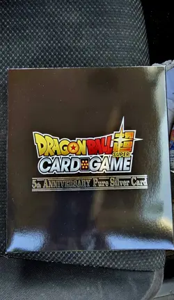 Bandai Dragon Ball Super TCG 5th Anniversary SS Son Goku & Frieza Silver Card - Image 3