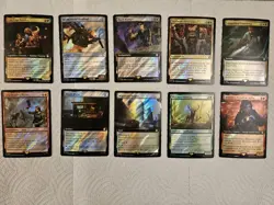 Lot of 10 MTG Fallout Surge Foil Cards NM Unplayed - Image 1