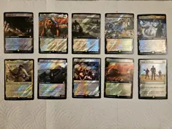 Lot of 10 MTG Fallout Surge Foil Cards NM Unplayed - Image 1