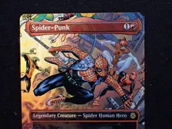 Spider-Punk (Borderless) (Foil) 0207 (R) MTG Marvel's Spider-Man (SPM) - Image 2