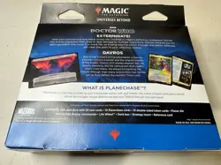 Magic the Gathering Doctor Who Masters of Evil Commander deck w/ Black Sleeves - Image 2