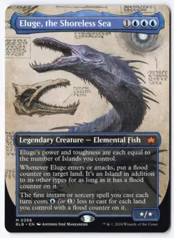 Eluge, the Shoreless Sea (Borderless) M Bloomburrow 288 NM - Image 1