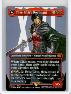 Near Mint or Better Clive, Ifrit's Dominant (0385) (Borderless) #385 W/Tracking - Image 1