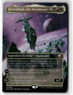 Hearthhull, the Worldseed (Borderless) 01 NM Foil MTG EOC Magic - Image 1