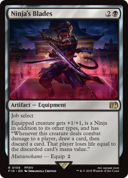 Ninja's Blades #108 | Near Mint | Final Fantasy FIN | Magic MTG - Image 1