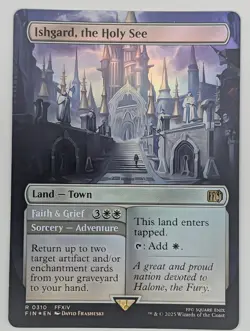 (Foil) Ishgard, the Holy See (Borderless) (0310) FINAL FANTASY NM - Image 1