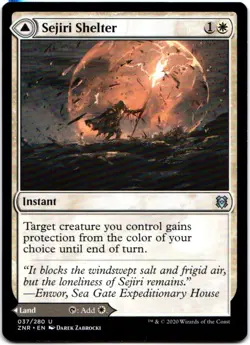 SEJIRI SHELTER // SEJIRI GLACIER 037 MAGIC: THE GATHERING ZENDIKAR RISING (ZNR) - Image 1