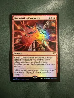 MTG Devastating Onslaught 0132 FOIL | Edge of Eternities Magic : EOE - Image 1