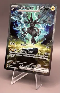 166/086 Zekrom ex - SV Black Bolt - Special Illustration Rare NM Pokemon - Image 1