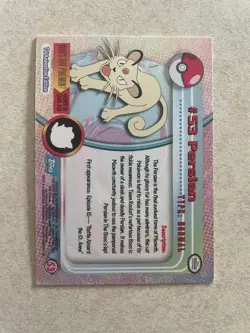 2000 Topps x8 Pokemon Card Lot Normal Type Holo Persian NM/LP - Image 4