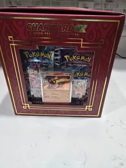 Pokemon Charizard EX Super Premium Collection - Sealed Box - 10 Booster Packs! - Image 2