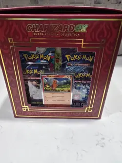 Pokemon Charizard EX Super Premium Collection - Sealed Box - 10 Booster Packs! - Image 3