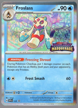 Froslass SVP 117 Pre Release Black Star Promo Twilight Masquerade Pokemon TCG NM - Image 1