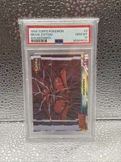 PSA 10 GEM MT - Awakenings #2 1999 TOPPS Movie Edition - Pokemon - Image 1