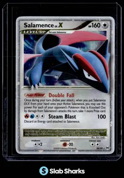 2009 POKEMON PLATINUM ARCEUS #98/99 SALAMENCE LV.X - Image 1