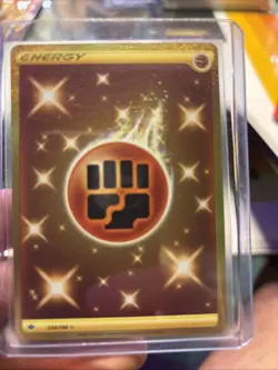 Pokemon TCG Fighting Energy Chilling Reign Holo Card 233/198 Secret Rare NM - Image 1
