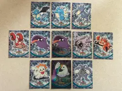 2000 Topps x11 Pokemon Card Lot Water Type Holo Shellder Holo Dewgong NM/LP - Image 1