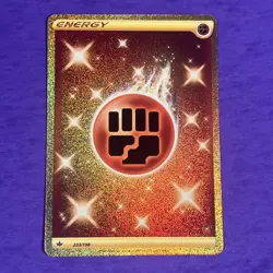 Pokemon TCG Fighting Energy 233/198 Chilling Reign Holo Card Secret Rare NM - Image 4