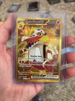 Skeledirge ex Gold 272/193 Paldea Evolved Hyper Rare Full Art Pokemon - Image 1