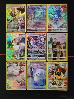 Pokemon Astral Radiance Lot of 9 Trainer Gallery Full Art Holo's - Image 1