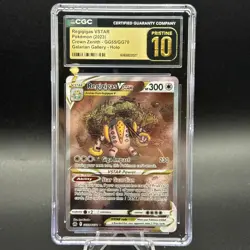 CGC 10 Pristine Regigigas VSTAR Crown Zenith GG55/GG70 Full Art Pokemon TCG - Image 1