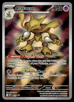 Pokemon TCG Scarlet & Violet Promos #009 Alakazam NM - Image 1