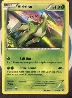 Pokemon TCG - VIRIZION - Ancient Origins 12/98 Holo Rare - LP - Image 1