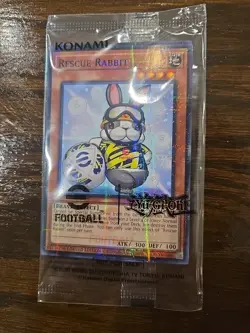 Rescue Rabbit + Neymar Jr - NYCC 2025 eFootball Promo Set - Yugioh OTS SEALED - Image 1
