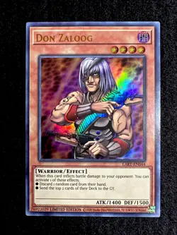🔥YUGIOH • DON ZALOOG • ULTRA RARE • LART-EN044 • LIMITED EDITION • NM🔥 - Image 1