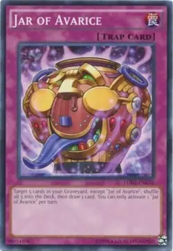 Yu-Gi-Oh! - Jar of Avarice - LDK2-ENK38 - Common - UNL -NM/M- NEW - Image 1