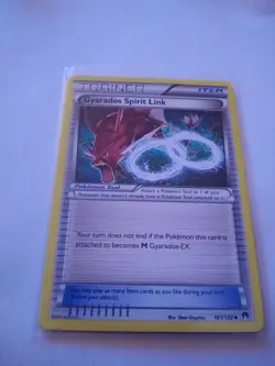 3X BREAKpoint Gyarados Spirit Link 101/122 Trainer Pokemon Trading Card - Image 1