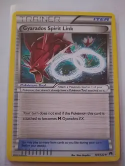 3X BREAKpoint Gyarados Spirit Link 101/122 Trainer Pokemon Trading Card - Image 2